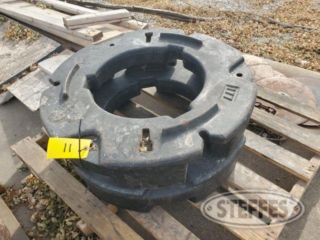 (2) Case IH 450 lb. Rear Wheel Weights